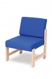 450W wooden lounge chair