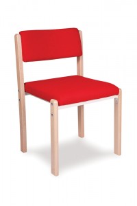 heavy duty wooden stacking chair