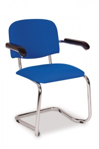 604 chrome cantilever armchair